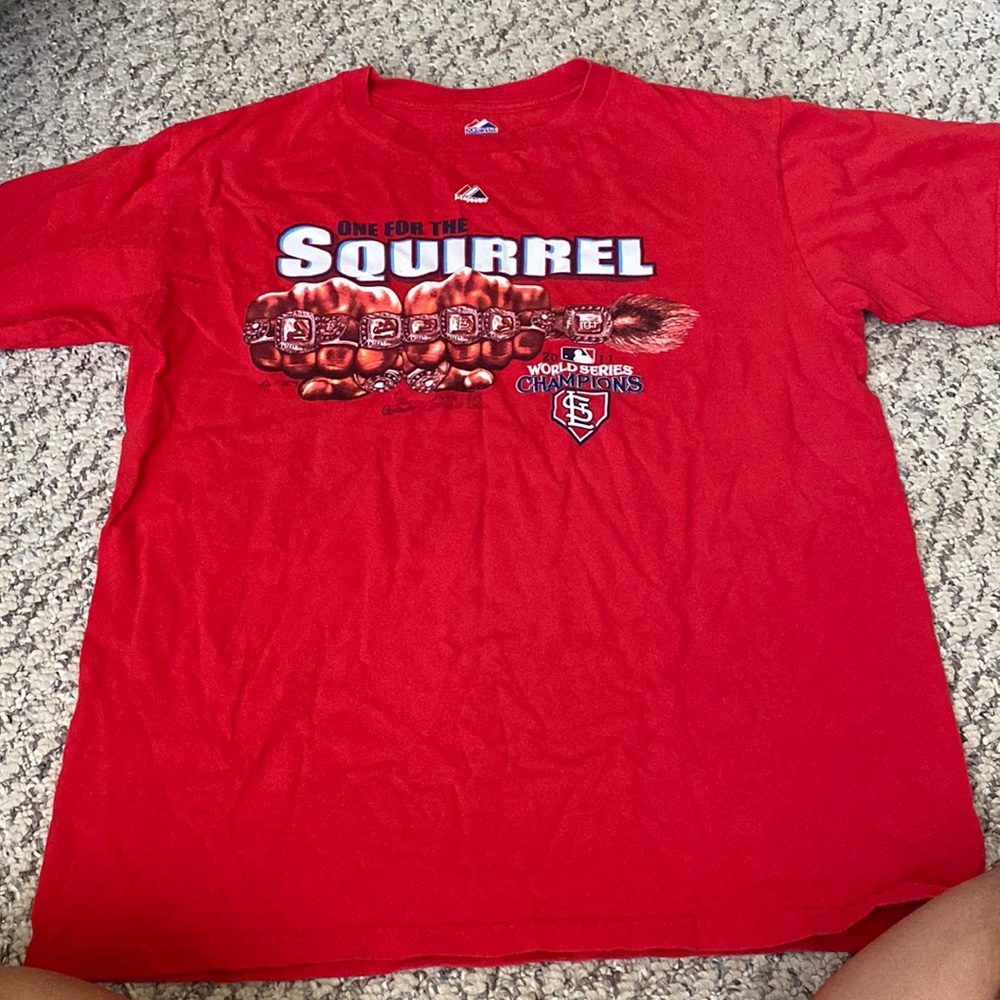 ONE FOR THE SQUIRREL 2011  WORLD SERIES CAMPIONS